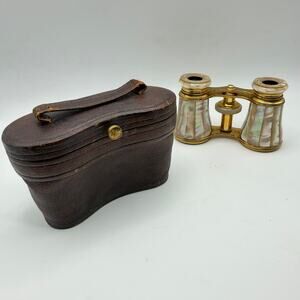 French Lemaire Paris Opera Glasses | Mother-of-Pearl | Original Case c.1880–1900